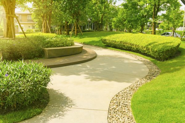 Cement Walkway Installation in Columbia