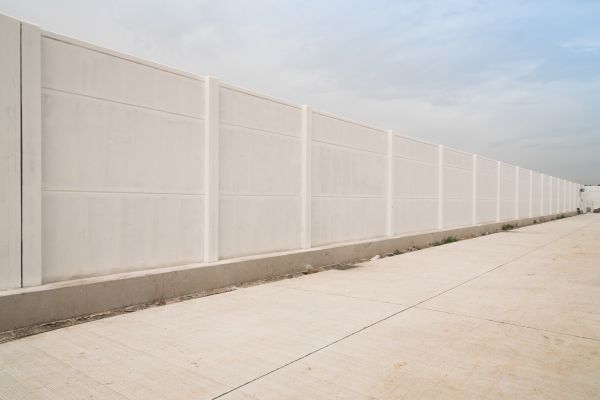 Concrete Fence Construction in Columbia