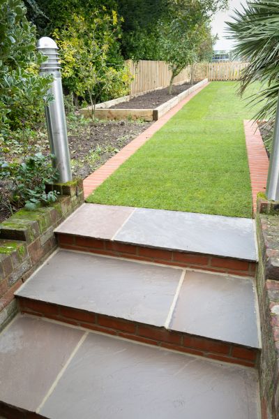 Backyard Steps Installation in Columbia