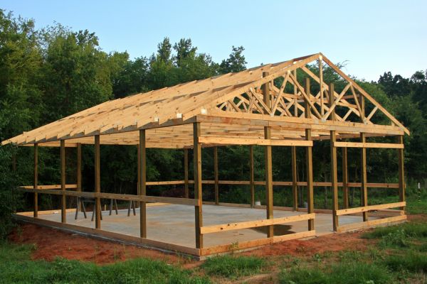 Barn Pad Installation in Columbia