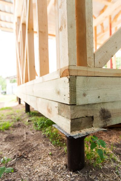 Barn Footing Construction in Columbia